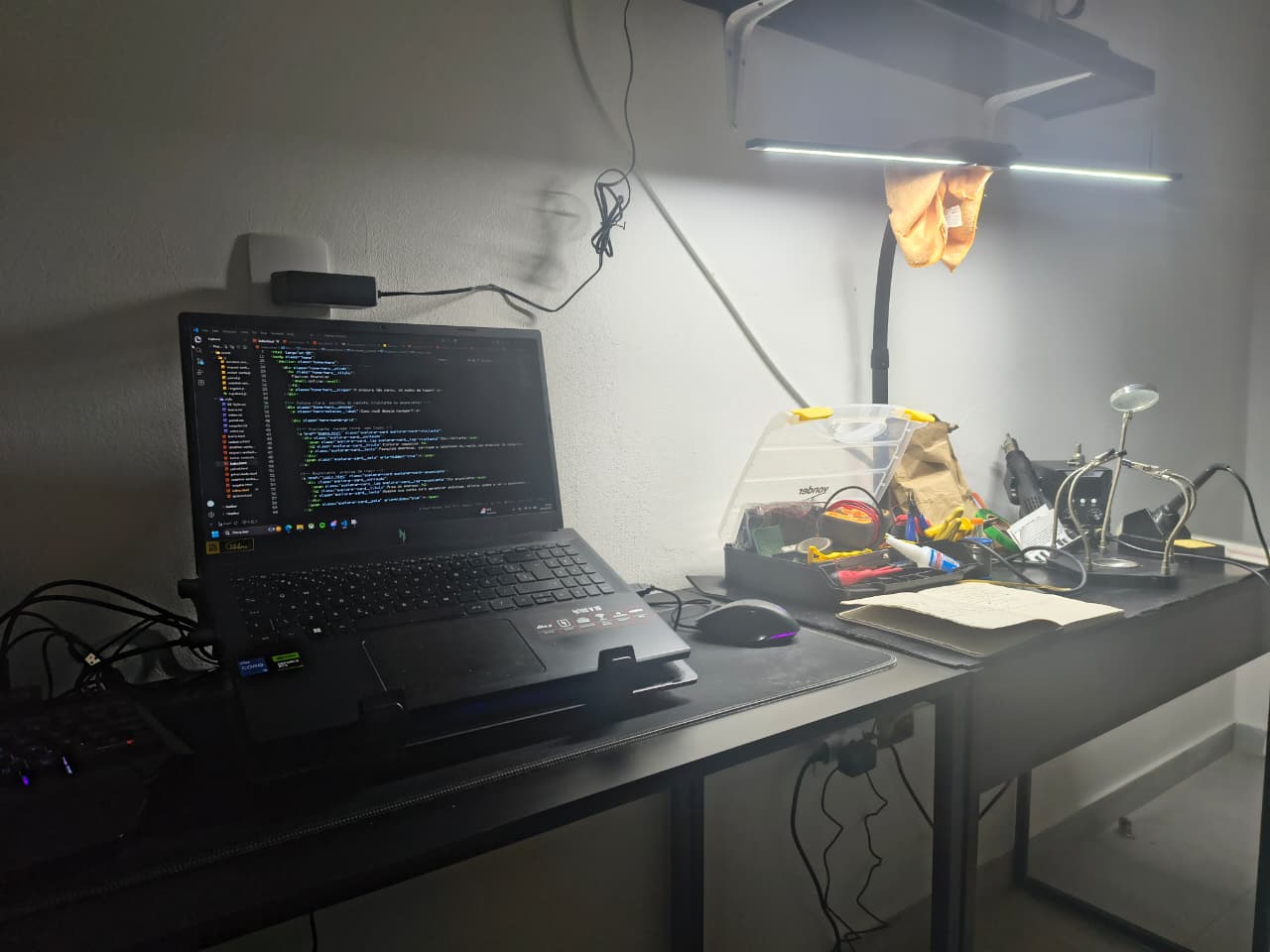 Bastidores da criação do site